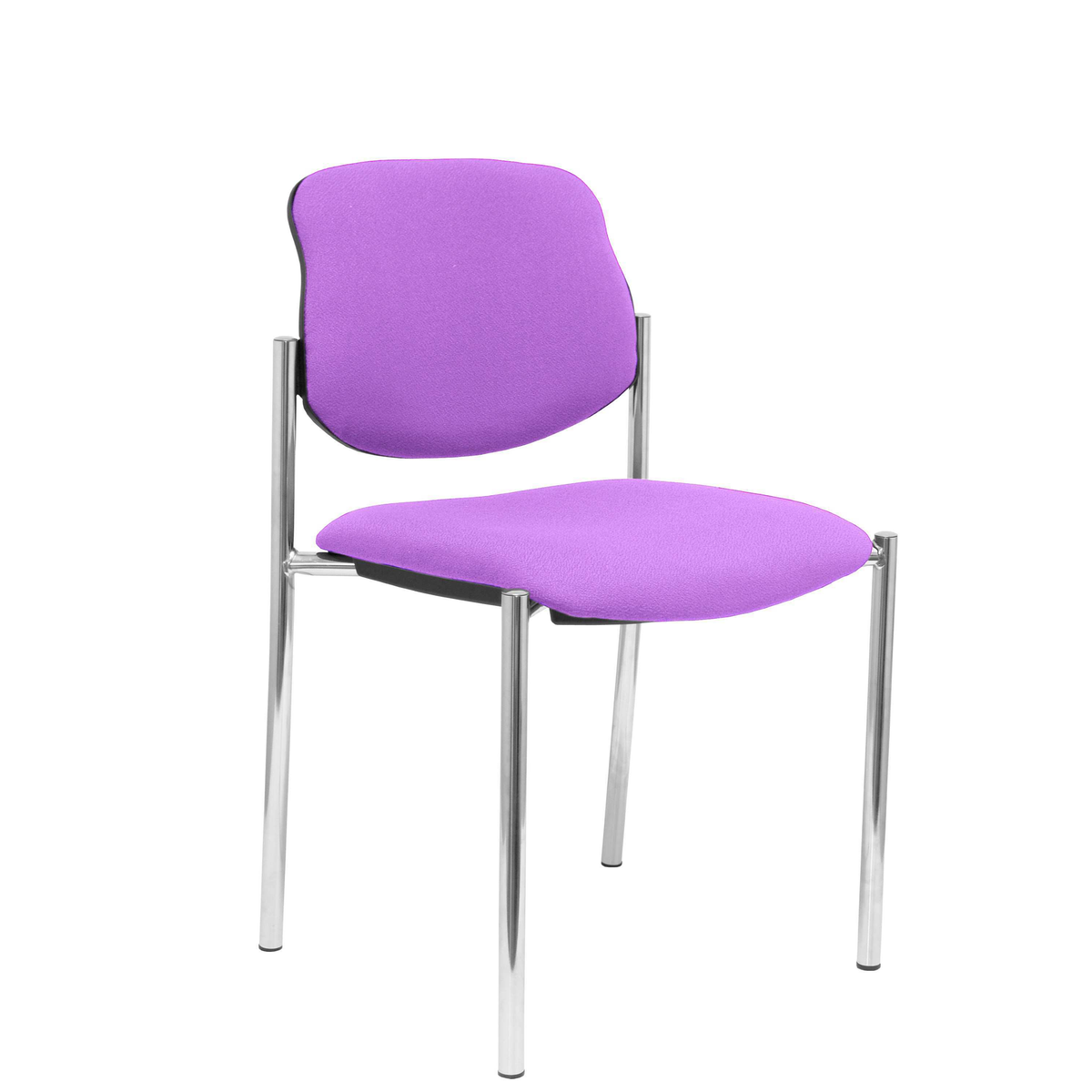 Silla de oficina Piqueras y Crespo Styl Bali - Chasis cromado - Ref. fabricante 27CRBALI100 - Lila