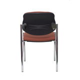 Silla de oficina Piqueras y Crespo Styl Bali - Chasis cromado - Ref. fabricante 27CRBALI100 - Marron