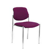 Silla de oficina Piqueras y Crespo Styl Bali - Chasis cromado - Ref. fabricante 27CRBALI100 - Morado