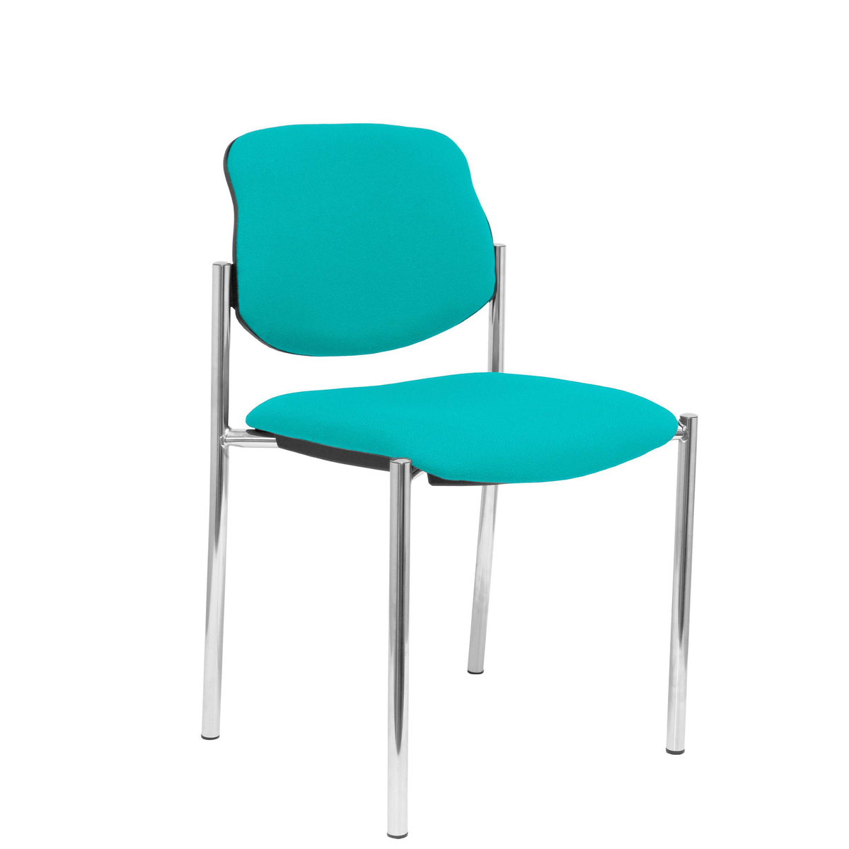 Silla de oficina Piqueras y Crespo Styl Bali - Chasis cromado - Ref. fabricante 27CRBALI100 - Turquesa