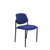 Silla de oficina Piqueras y Crespo Styl Bali - Chasis negro - Colores - Azul