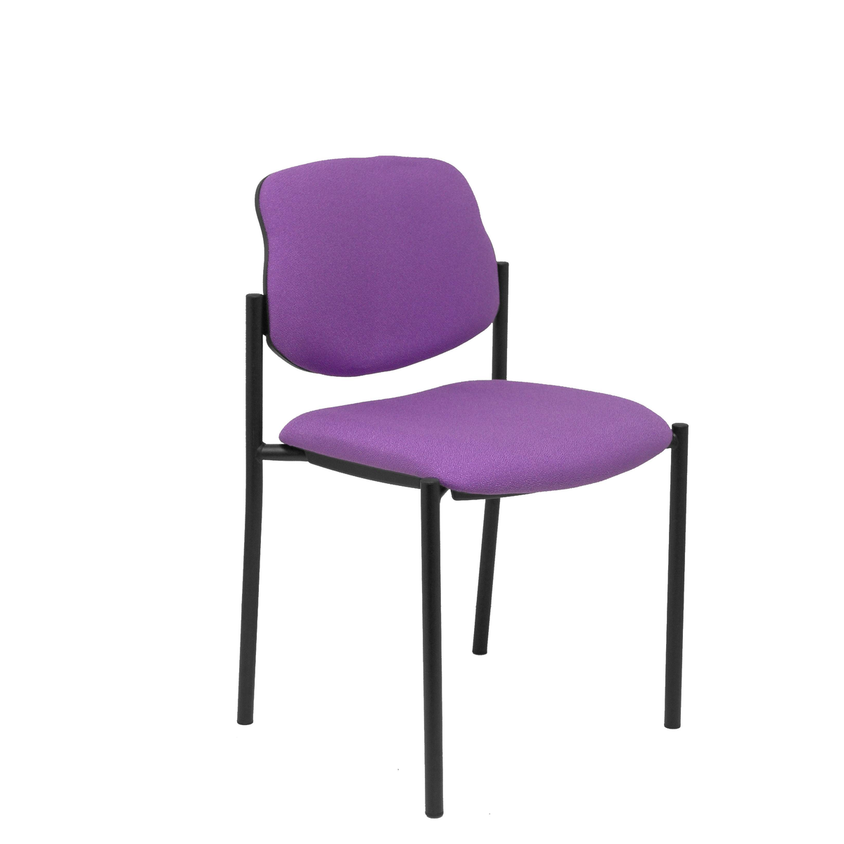 Silla de oficina Piqueras y Crespo Styl Bali - Chasis negro - Colores - Lila