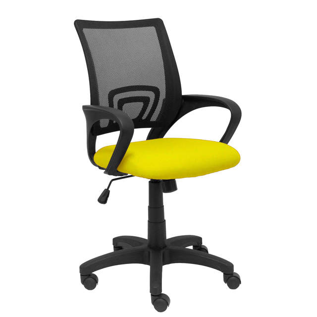 Silla de oficina Piqueras y Crespo Vianos Bali + Malla - Ref. fabricante 312BALI82 - Amarillo