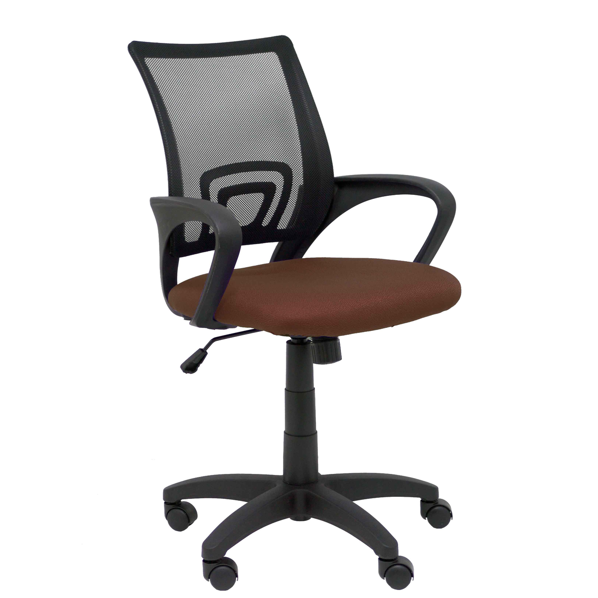 Silla de oficina Piqueras y Crespo Vianos Bali + Malla - Ref. fabricante 312BALI82 - Marron Oscuro