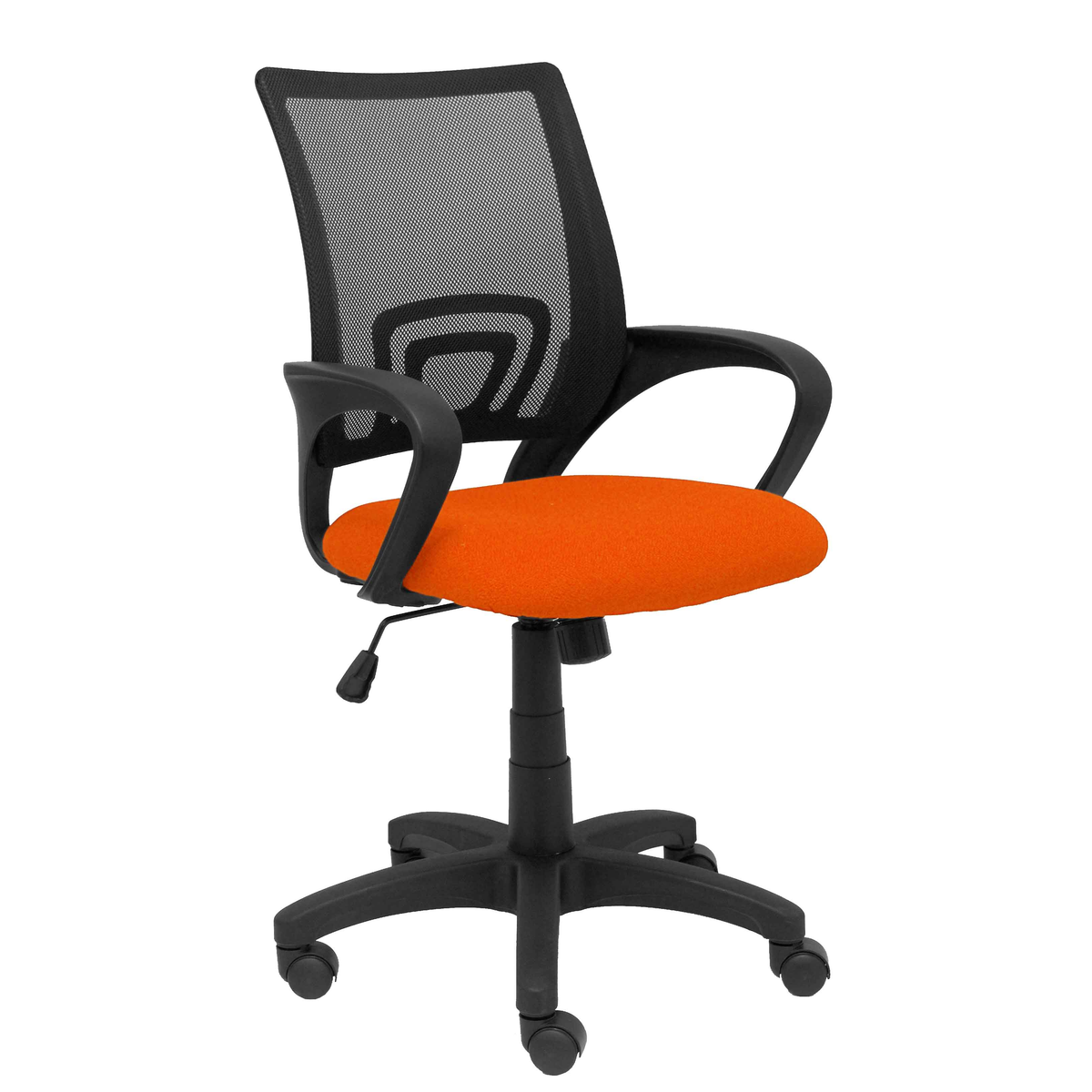 Silla de oficina Piqueras y Crespo Vianos Bali + Malla - Ref. fabricante 312BALI82 - Naranja Oscuro