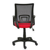Silla de oficina Piqueras y Crespo Vianos Bali + Malla - Ref. fabricante 312BALI82 - Rojo