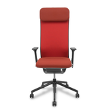Silla de oficina Piqueras y Crespo Youteam - Sincro con traslack · Brazos 4D · Cabecero - Rojo