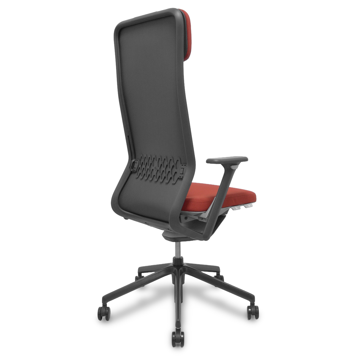 Silla de oficina Piqueras y Crespo Youteam - Sincro con traslack · Brazos 4D · Cabecero - Rojo