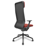 Silla de oficina Piqueras y Crespo Youteam - Sincro con traslack · Brazos 4D · Cabecero - Rojo