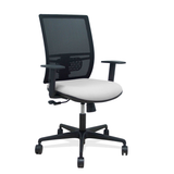 Silla de oficina Piqueras y Crespo Yunquera Malla + Bali - Ref. fabricante 400SM840B100B10B68R65 - Gris Claro