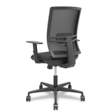 Silla de oficina Piqueras y Crespo Yunquera Malla + Bali - Ref. fabricante 400SM840B100B10B68R65 - Negro