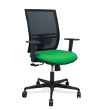 Silla de oficina Piqueras y Crespo Yunquera Malla + Bali - Ref. fabricante 400SM840B100B10B68R65 - Verde