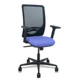 Silla de oficina Piqueras y Crespo Zulema Malla + Bali - Ref. fabricante 390SM840B100B2DB68R65 - Azul Claro