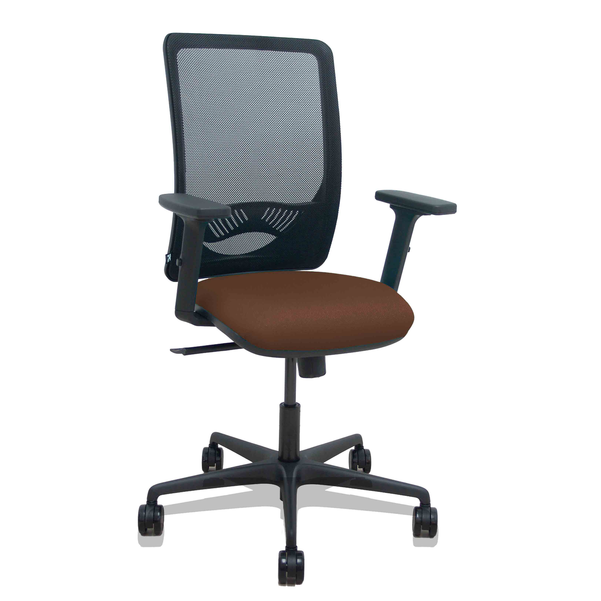 Silla de oficina Piqueras y Crespo Zulema Malla + Bali - Ref. fabricante 390SM840B100B2DB68R65 - Marron Oscuro