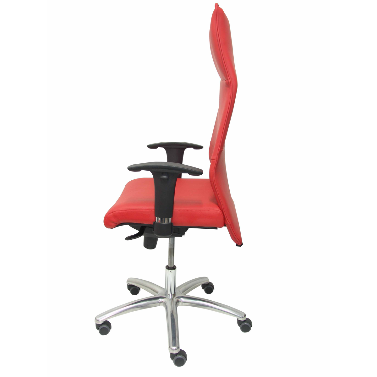 Sillón de oficina Piqueras y Crespo Albacete Piel - Rojo