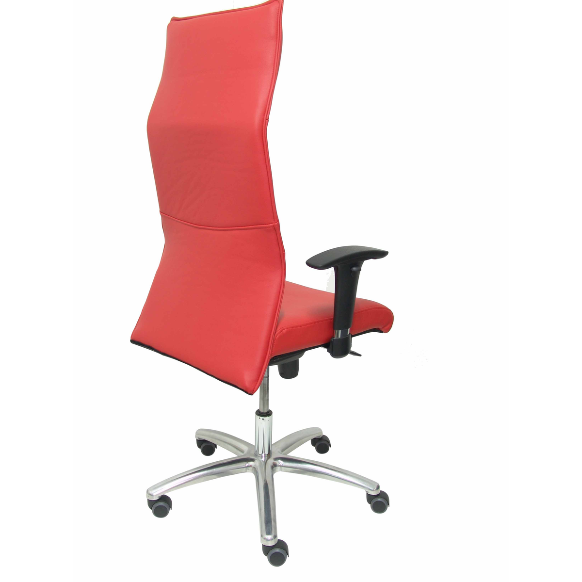 Sillón de oficina Piqueras y Crespo Albacete Piel - Rojo