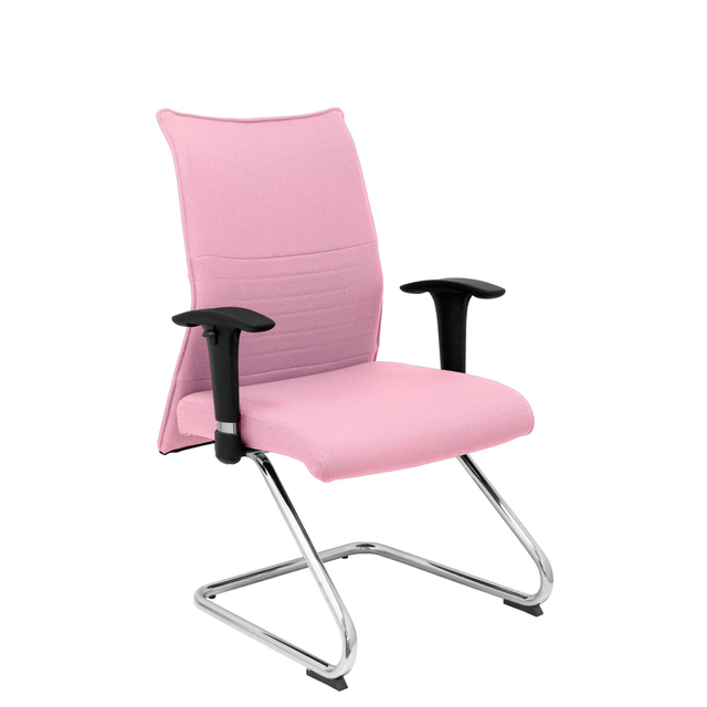 Sillón de oficina Piqueras y Crespo Albacete Confidente Patin - Ref. fabricante 208CPBALI710 - Rosa