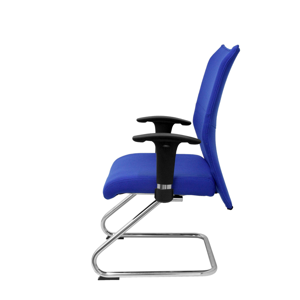 Sillón de oficina Piqueras y Crespo Albacete Confidente Patin - Ref. fabricante 208CPBALI100 - Azul