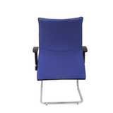 Sillón de oficina Piqueras y Crespo Albacete Confidente Patin - Ref. fabricante 208CPBALI100 - Azul