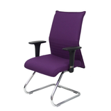Sillón de oficina Piqueras y Crespo Albacete Confidente Patin - Ref. fabricante 208CPBALI100 - Morado