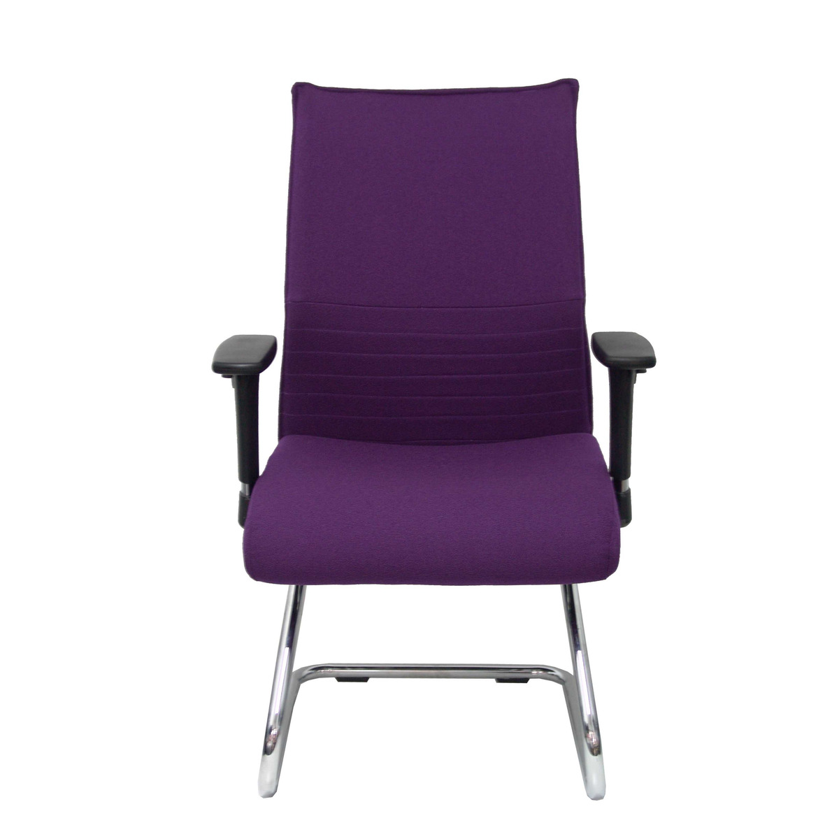 Sillón de oficina Piqueras y Crespo Albacete Confidente Patin - Ref. fabricante 208CPBALI100 - Morado