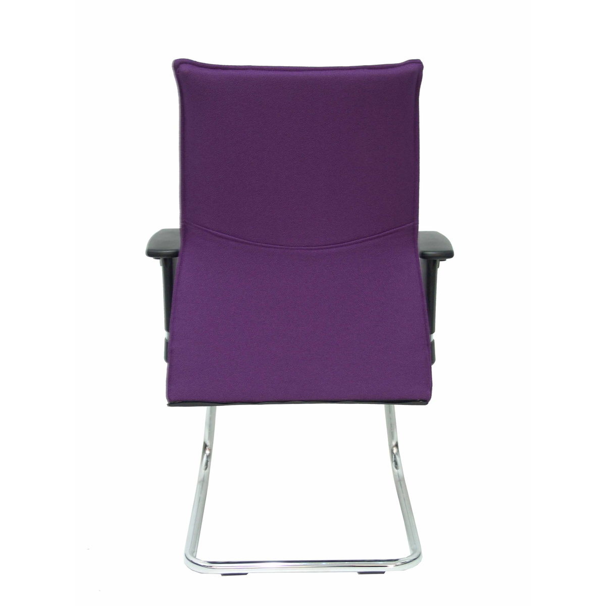 Sillón de oficina Piqueras y Crespo Albacete Confidente Patin - Ref. fabricante 208CPBALI100 - Morado