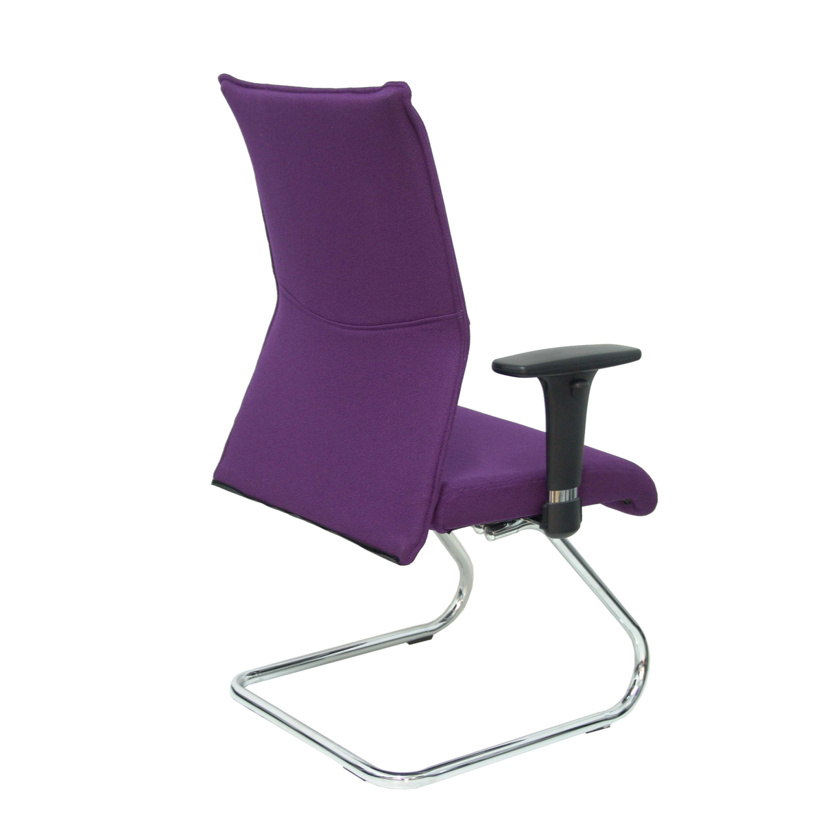 Sillón de oficina Piqueras y Crespo Albacete Confidente Patin - Ref. fabricante 208CPBALI100 - Morado