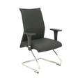 Sillón de oficina Piqueras y Crespo Albacete Confidente Patin Piel - Negro