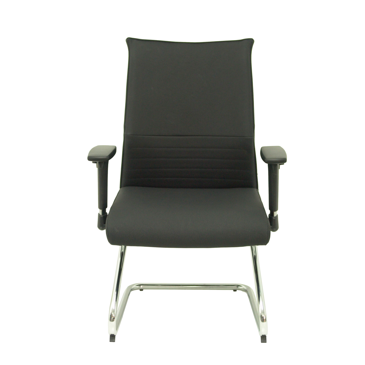 Sillón de oficina Piqueras y Crespo Albacete Confidente Patin Piel - Negro