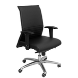 Sillón de oficina Piqueras y Crespo Albacete Confidente Similpiel - Ref. fabricante 207SSPBL - Negro