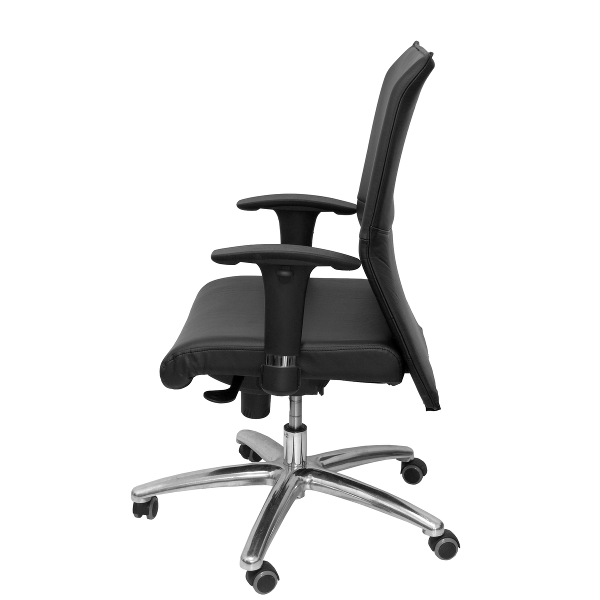 Sillón de oficina Piqueras y Crespo Albacete Confidente Similpiel - Ref. fabricante 207SSPBL - Negro
