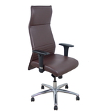 Sillón de oficina Piqueras y Crespo Albacete Similpiel - Marron Oscuro