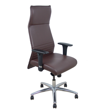 Sillón de oficina Piqueras y Crespo Albacete Similpiel - Marron Oscuro