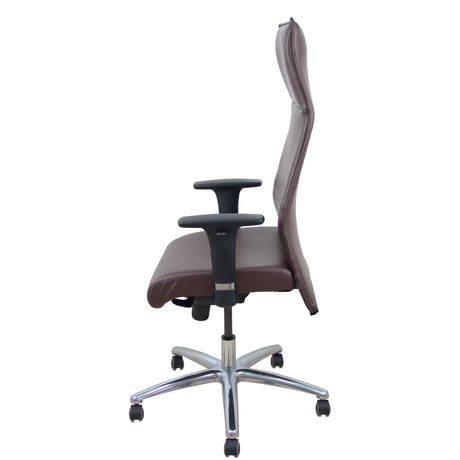 Sillón de oficina Piqueras y Crespo Albacete Similpiel - Marron Oscuro