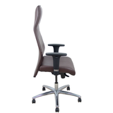 Sillón de oficina Piqueras y Crespo Albacete Similpiel - Marron Oscuro