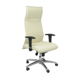 Sillón de oficina Piqueras y Crespo Albacete Xl Similpiel - Crema