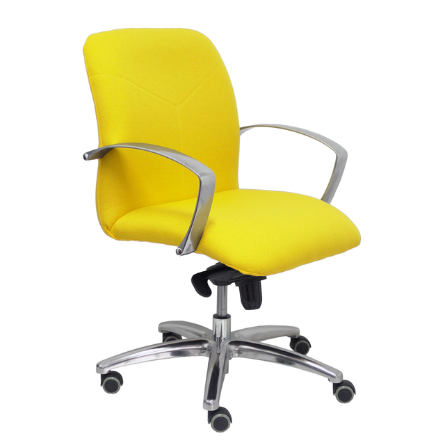 Sillón de oficina Piqueras y Crespo Caudete Confidente Bali - Ref. fabricante 116CBBALI10 - Amarillo