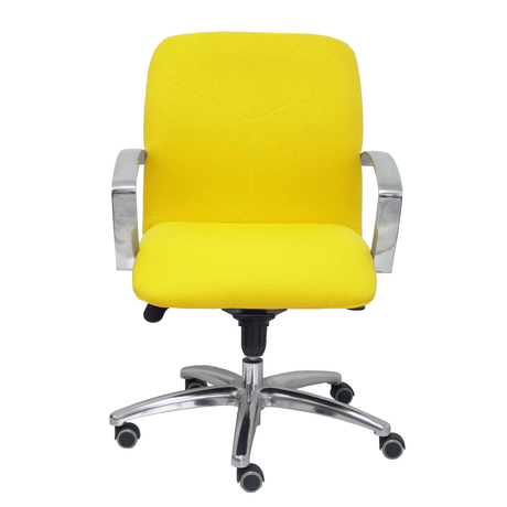 Sillón de oficina Piqueras y Crespo Caudete Confidente Bali - Ref. fabricante 116CBBALI10 - Amarillo