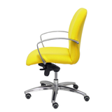 Sillón de oficina Piqueras y Crespo Caudete Confidente Bali - Ref. fabricante 116CBBALI10 - Amarillo