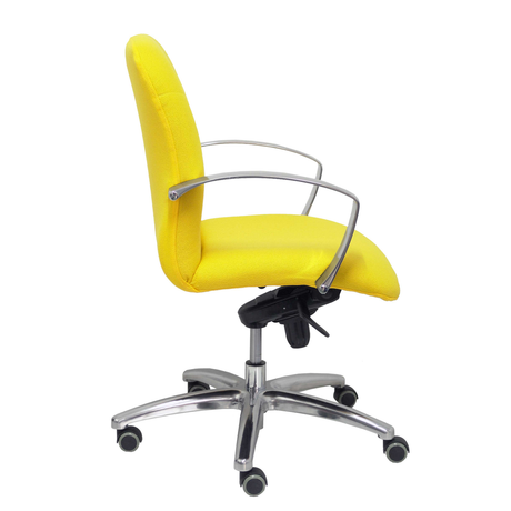 Sillón de oficina Piqueras y Crespo Caudete Confidente Bali - Ref. fabricante 116CBBALI10 - Amarillo