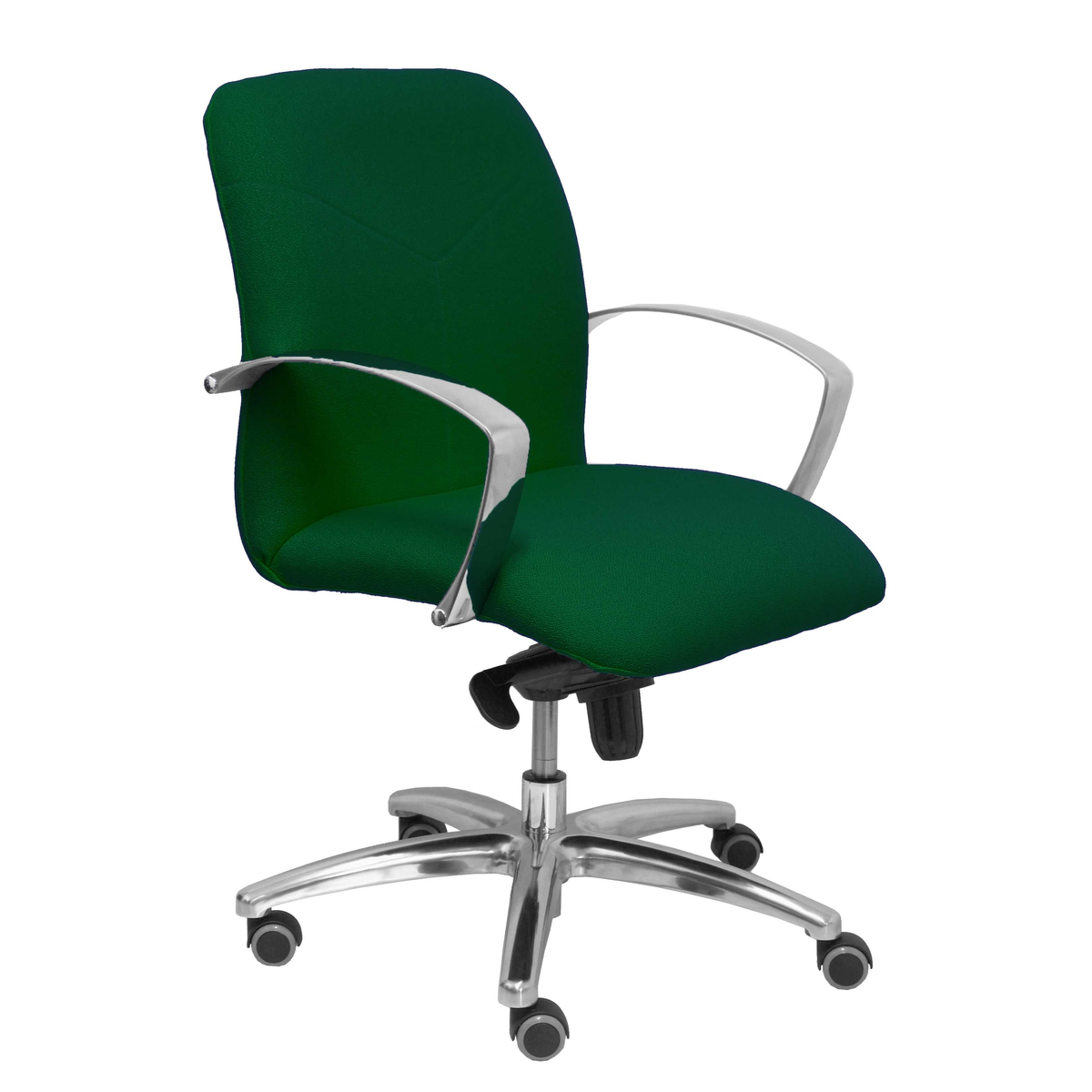 Sillón de oficina Piqueras y Crespo Caudete Confidente Bali - Ref. fabricante 116CBBALI10 - Verde Botella