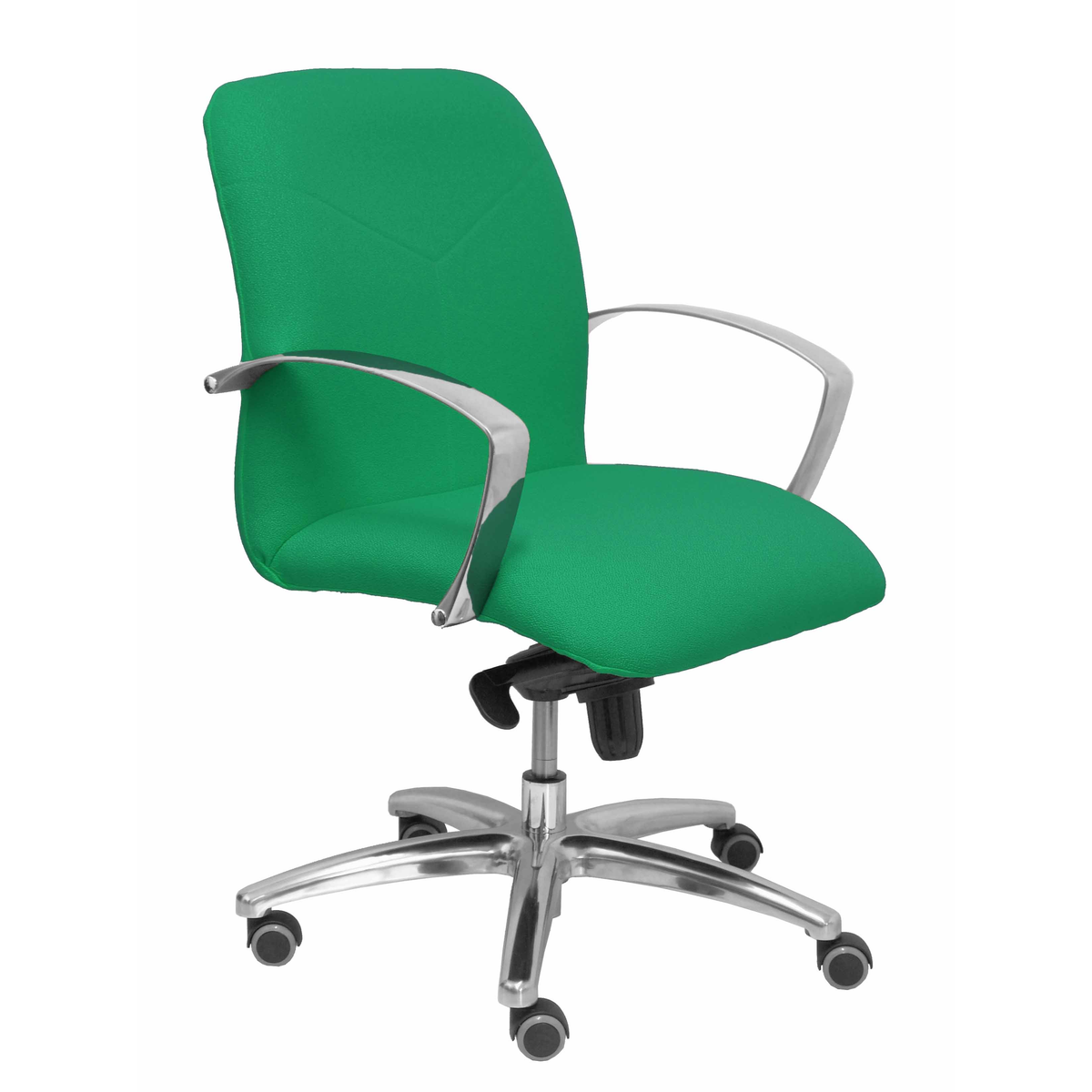Sillón de oficina Piqueras y Crespo Caudete Confidente Bali - Ref. fabricante 116CBBALI10 - Verde Esmeralda