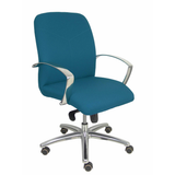 Sillón de oficina Piqueras y Crespo Caudete Confidente Bali - Ref. fabricante 116CBBALI10 - Verde Petroleo