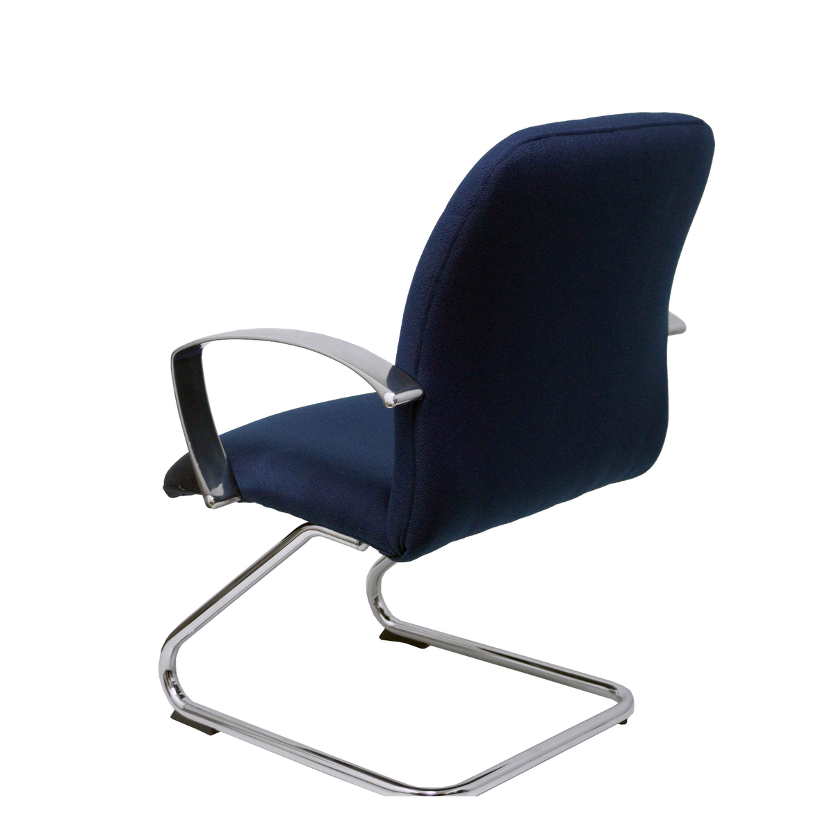 Sillón de oficina Piqueras y Crespo Caudete Confidente Patin Bali - Ref. fabricante 117CPBALI10 - Azul Marino