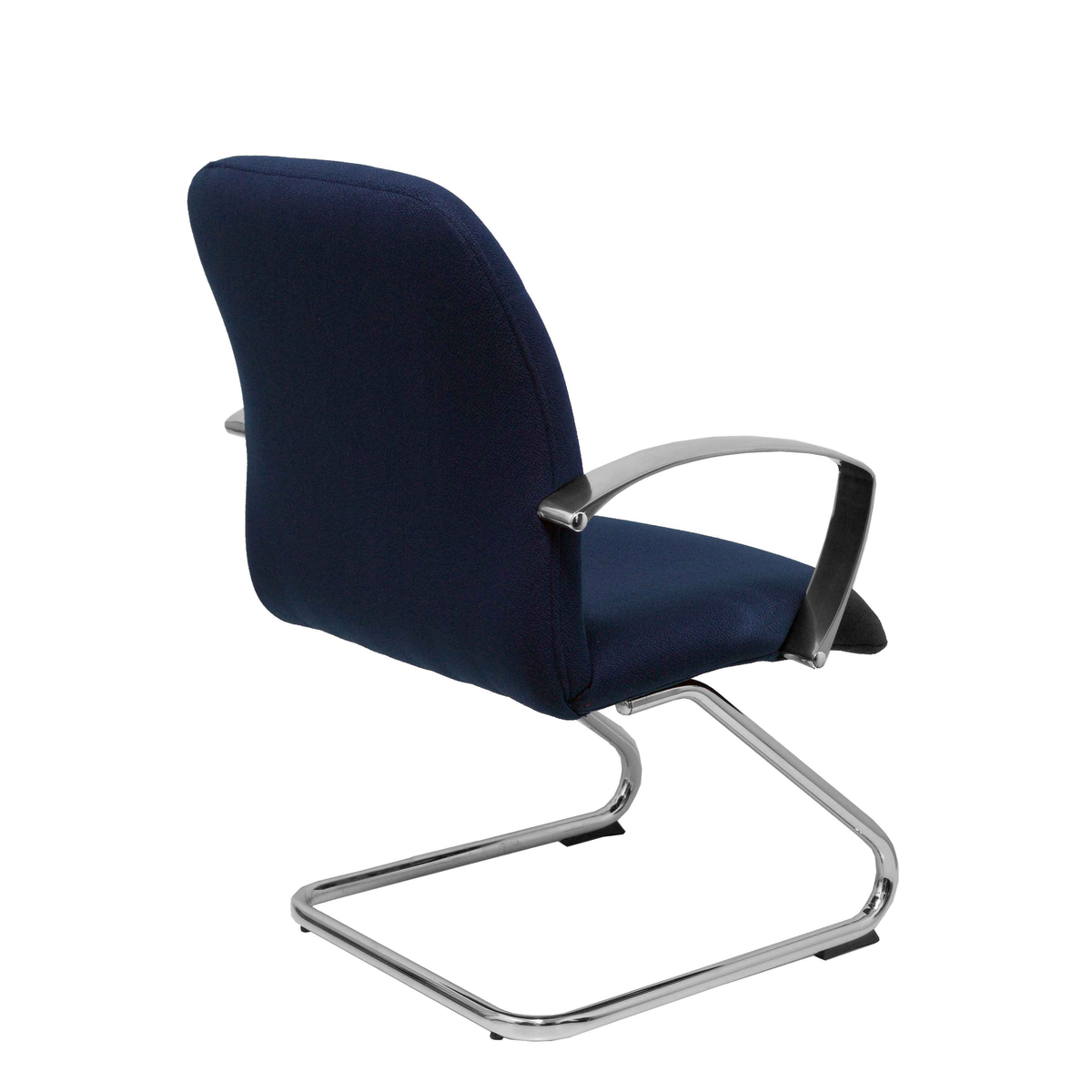 Sillón de oficina Piqueras y Crespo Caudete Confidente Patin Bali - Ref. fabricante 117CPBALI10 - Azul Marino