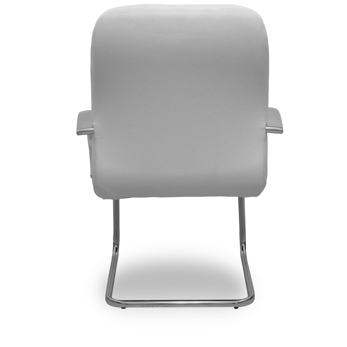 Sillón de oficina Piqueras y Crespo Caudete Confidente Patin Bali - Ref. fabricante 117CPBALI10 - Blanco