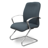 Sillón de oficina Piqueras y Crespo Caudete Confidente Patin Bali - Ref. fabricante 117CPBALI10 - Gris Oscuro