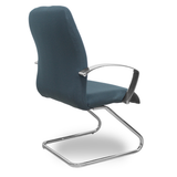 Sillón de oficina Piqueras y Crespo Caudete Confidente Patin Bali - Ref. fabricante 117CPBALI10 - Gris Oscuro