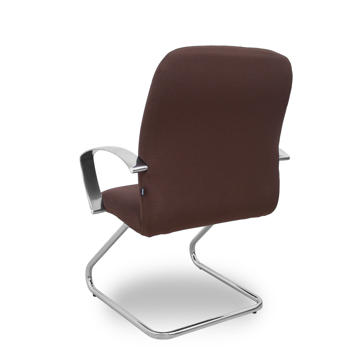 Sillón de oficina Piqueras y Crespo Caudete Confidente Patin Bali - Ref. fabricante 117CPBALI10 - Marron Oscuro