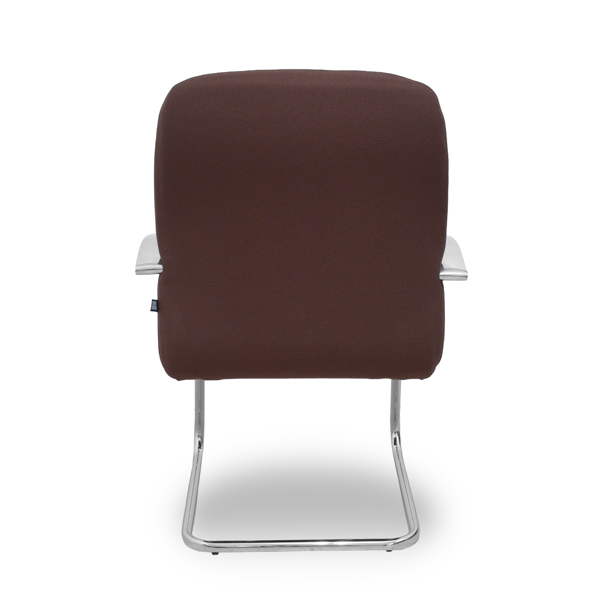 Sillón de oficina Piqueras y Crespo Caudete Confidente Patin Bali - Ref. fabricante 117CPBALI10 - Marron Oscuro